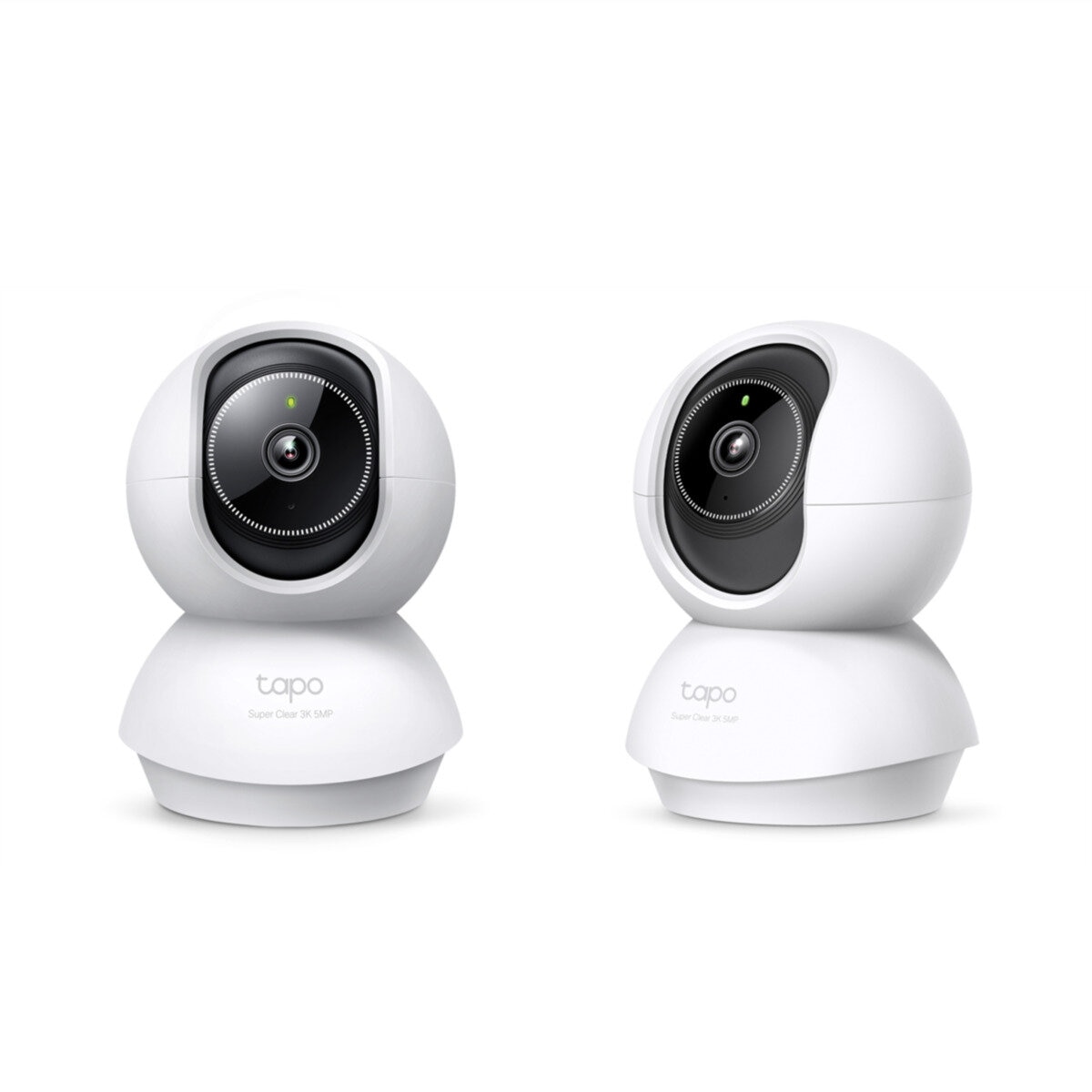 TP-Link Tapo 3K, 5MP 屋内カメラ ホームカメラ ペットカメラ 夜間撮影 通話 パン/チルト メーカー保証3年 Tapo C230 2個セット