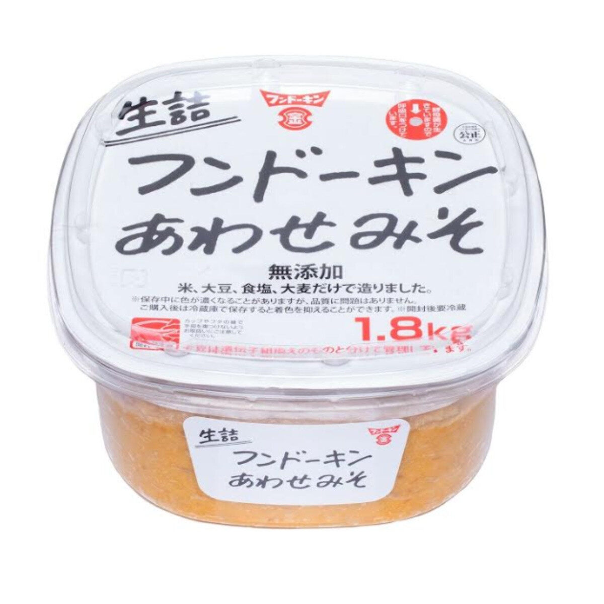 フンドーキン無添加あわせみそ 1.8kg