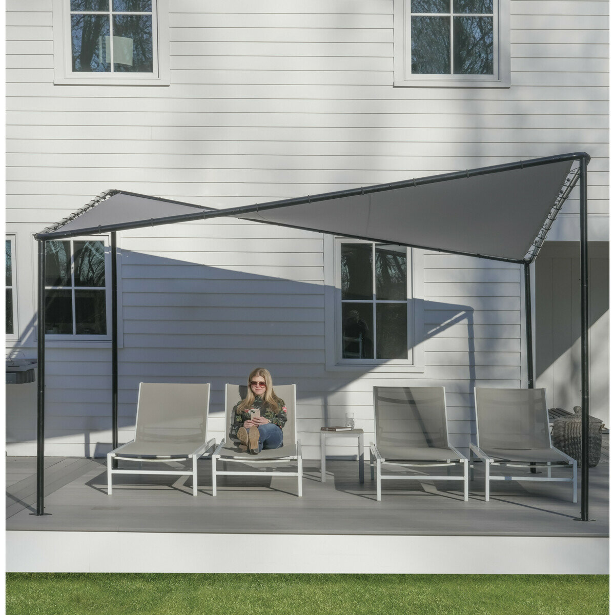 Shelterlogic デルレイ ガゼボ 12 x 12 フィート (3.7x3.7m)