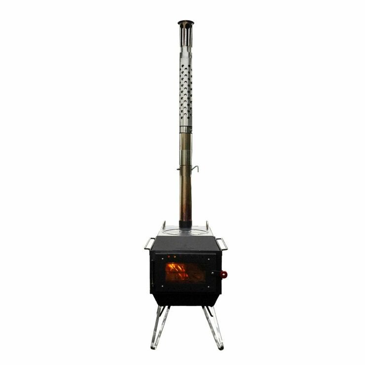 鎌倉天幕 薪ストーブ 焚火台 FIRE PIT-40 KTM-FP40 二次燃焼 一台三役