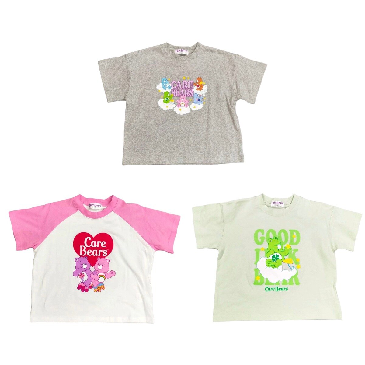 ケアベア キッズ 半袖 Tシャツ 3枚組