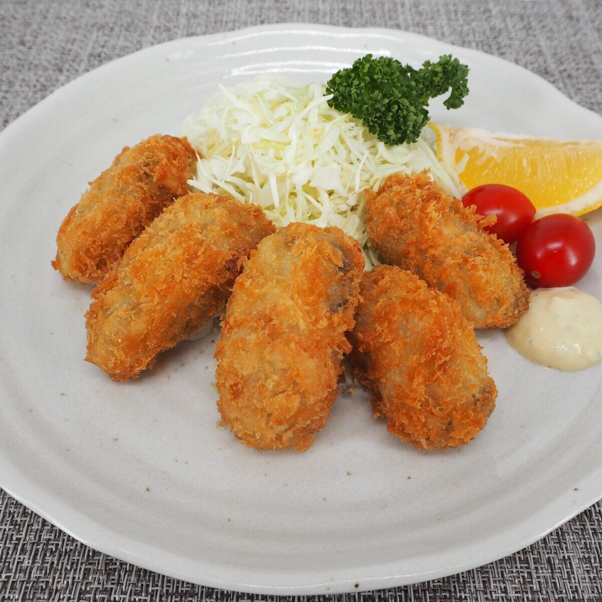 【冷凍】広島県産牡蠣フライ 8粒 x 6パック