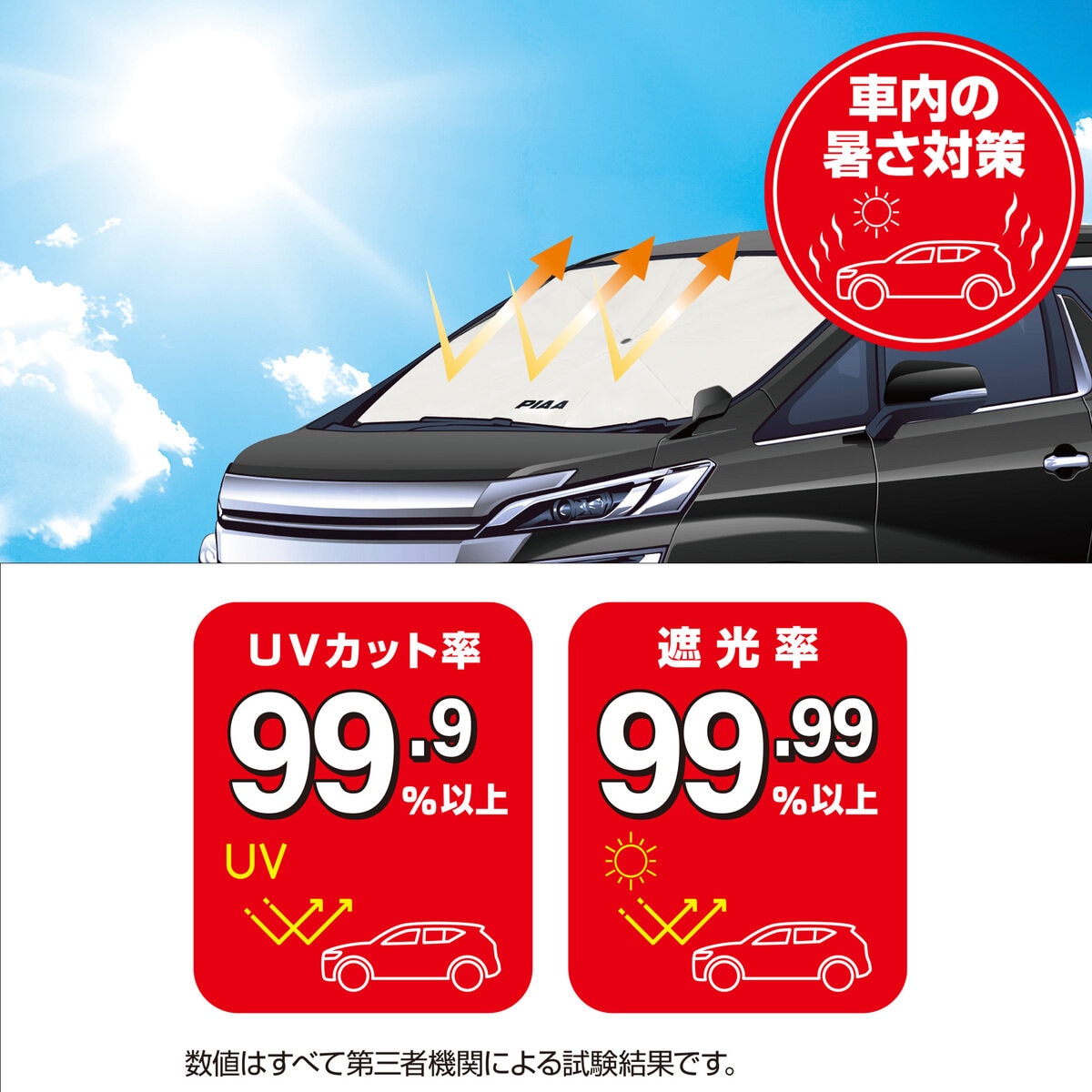 PIAA クルマ用 傘式サンシェード