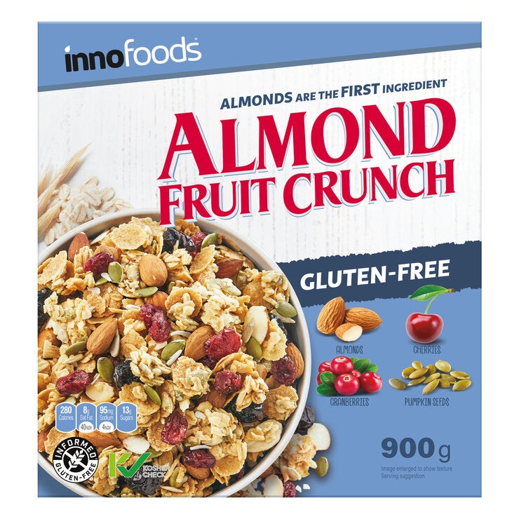 Innofoods アーモンドフルーツクランチシリアル 900g