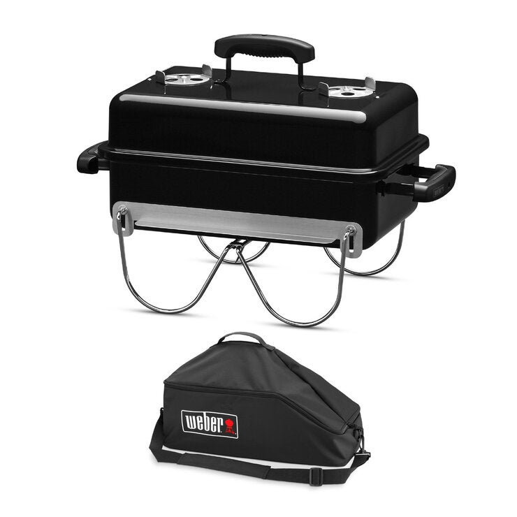 ウェーバー Go-Anywhere チャコール BBQ グリル 黒 キャリーバッグセット