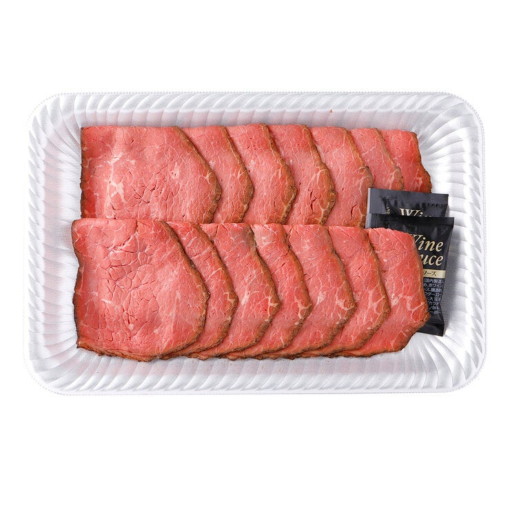 【冷凍】ローストビーフスライス 200g x 10パック