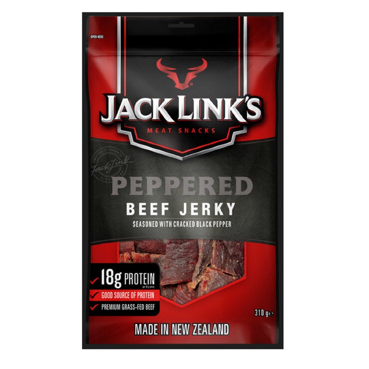 ジャックリンクス ビーフジャーキー ペッパー味 310g