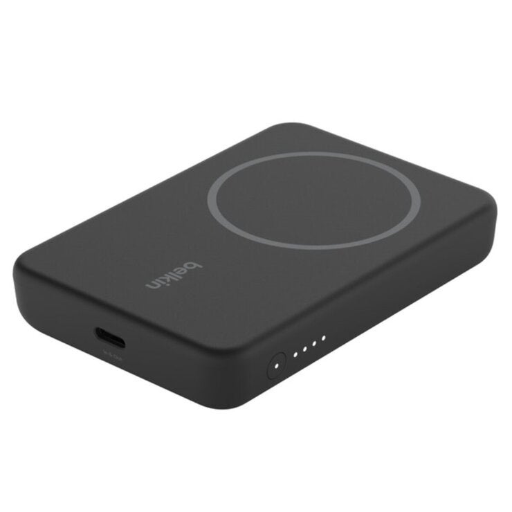 Belkin MagSafe対応 ワイヤレス モバイルバッテリー 5000mAh スタンド付き