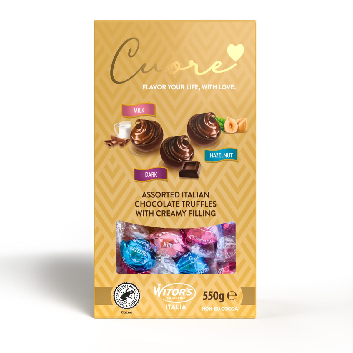 ウィターズ クオーレ イタリアン チョコレート 550g
