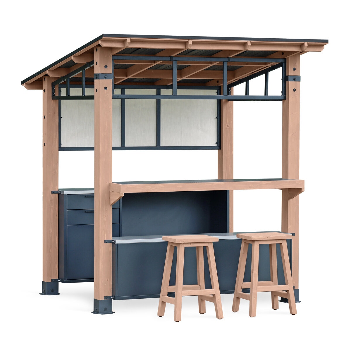 Yardistry 8 x 8フィート（2.3 x 2.3m）キャンティナ ガゼボ