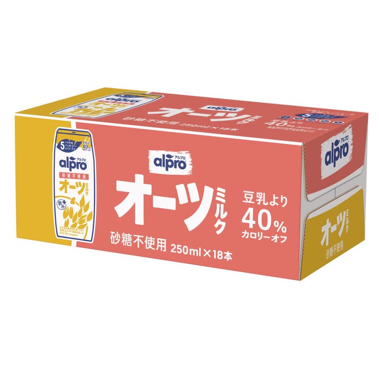 ダノン アルプロ オーツミルク 砂糖不使用 250ml x 18本