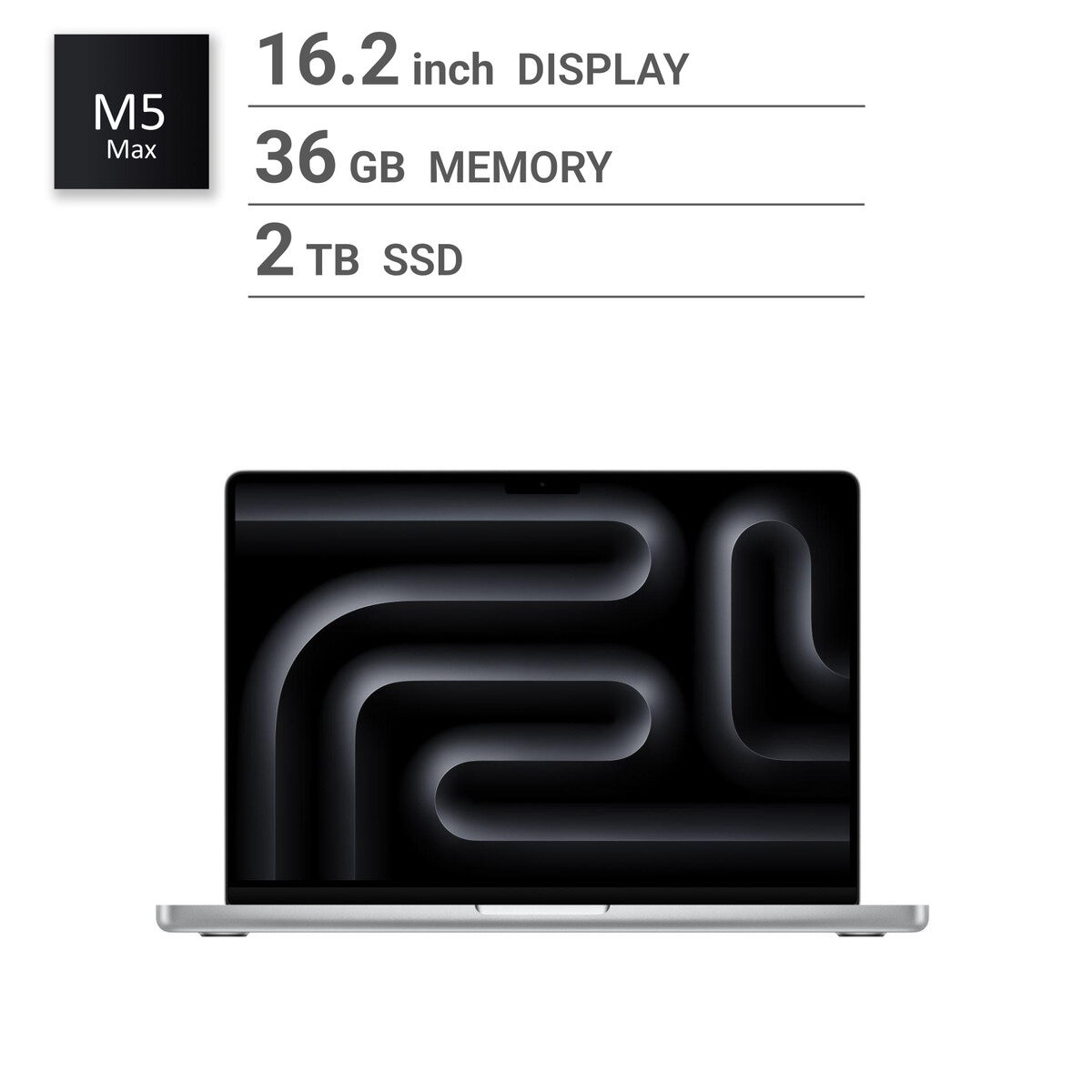 Apple/MacBook Pro 16インチ/18コアCPU/ 32コアGPU/M5 Maxチップ /36GB/2TB SSD-シルバー