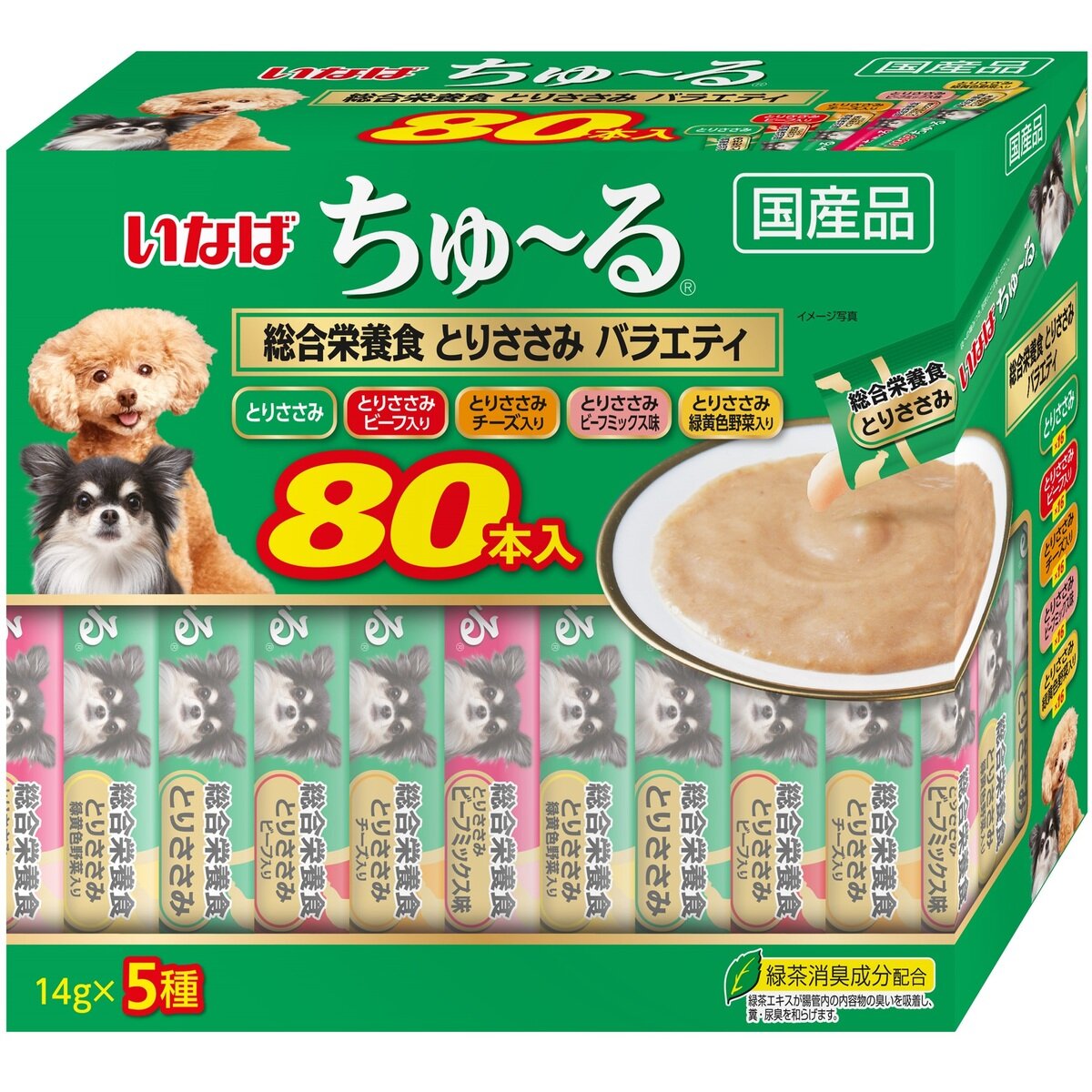 いなば チュール 成犬用総合栄養食 80本