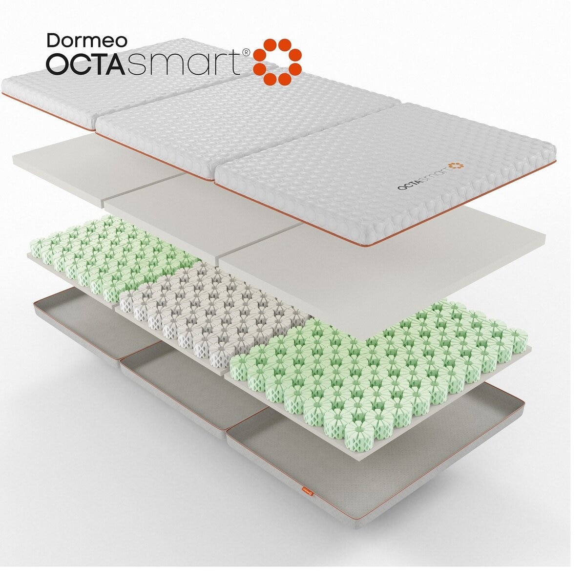 ドルメオ 3つ折りトッパー Octasmart Futon セミダブル