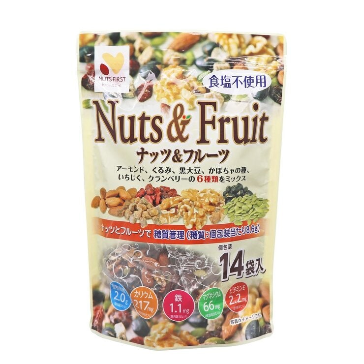 NUTS FIRST 糖質管理ナッツ & フルーツ 350g