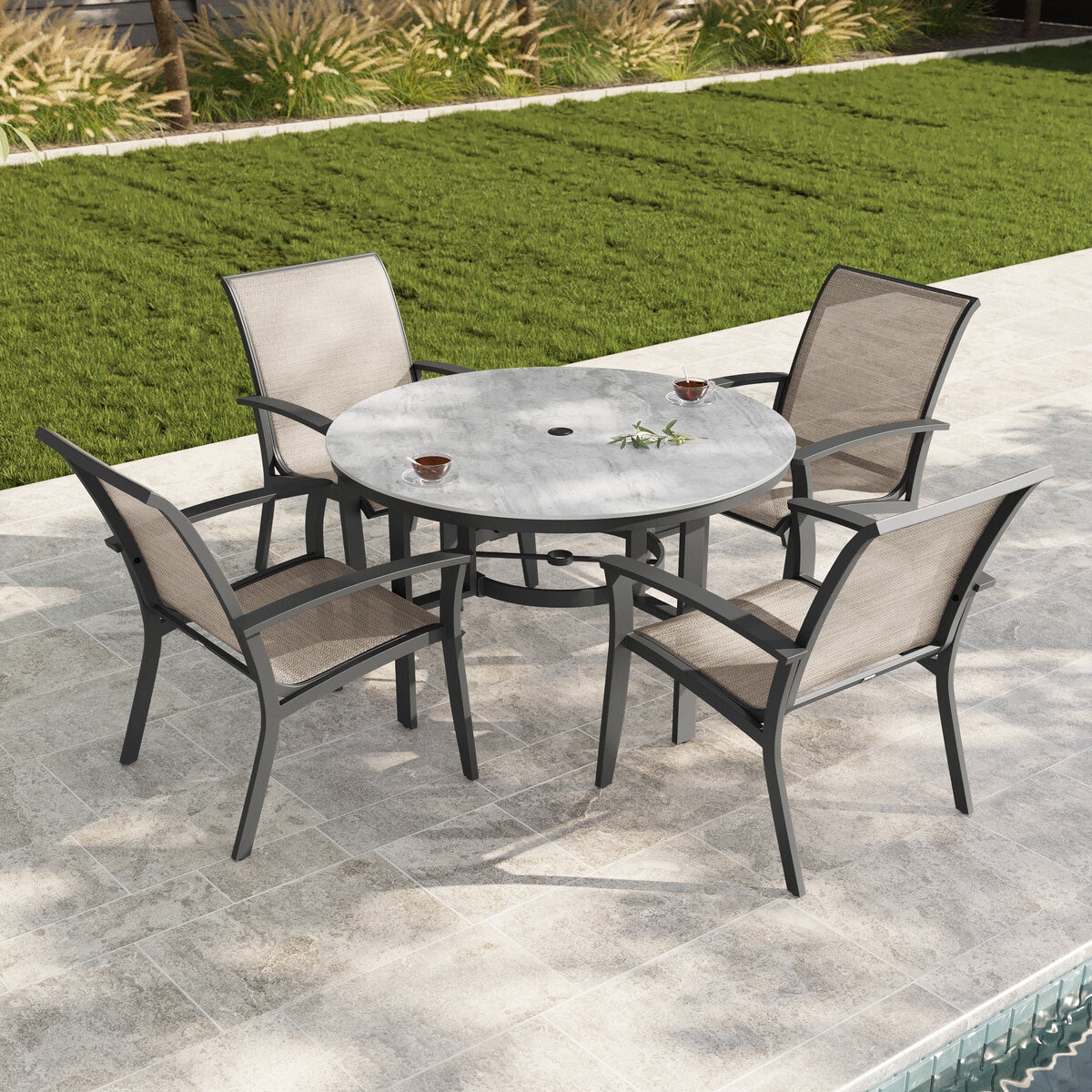 アジオ Clearfield 屋外用家具 5点セット