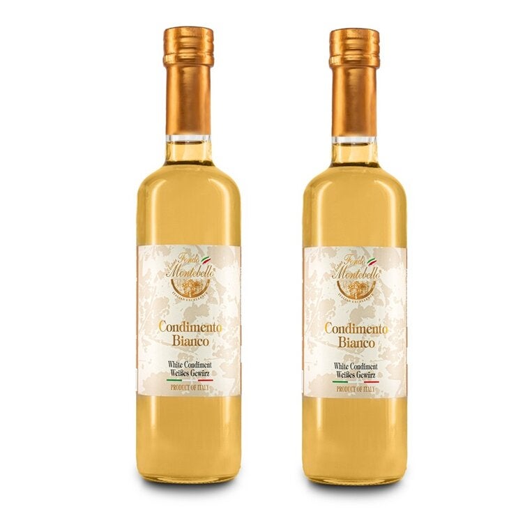 フォンドモンテベロ ホワイトバルサミコ酢 FMWB 500ml x 2本