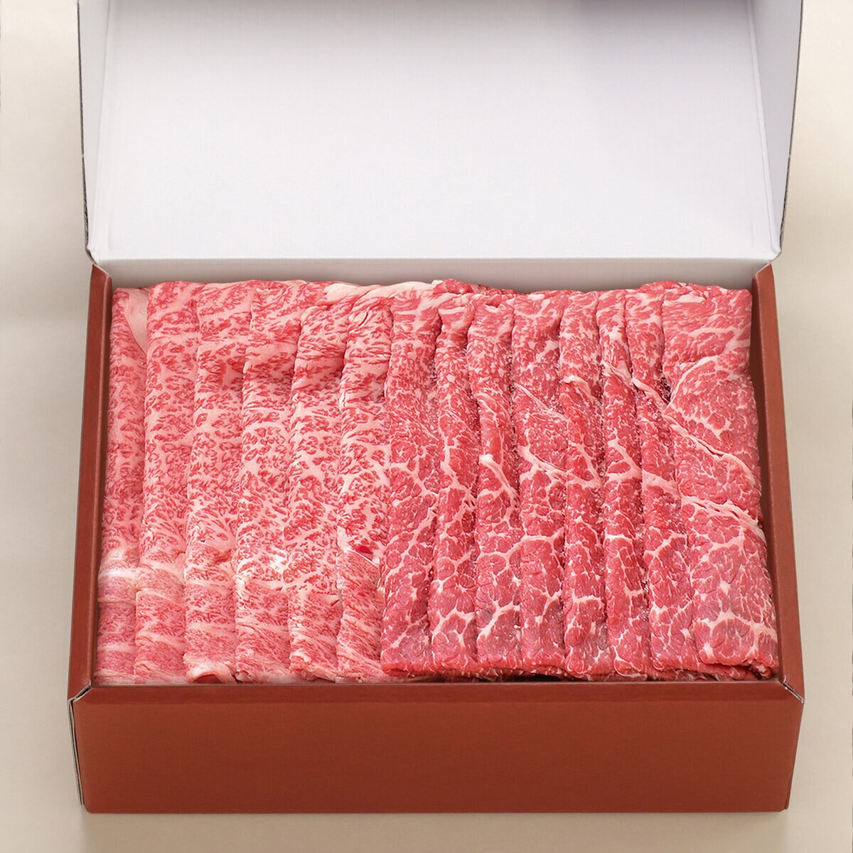 【冷凍】米沢牛すき焼用 ロース400g・モモ400g