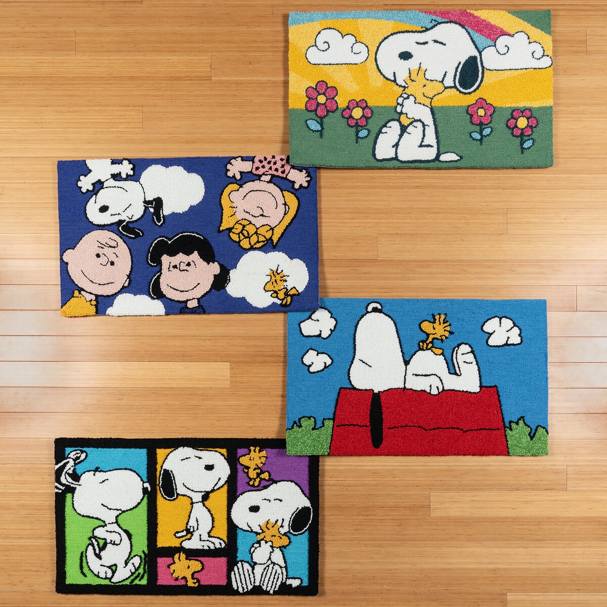 スヌーピー アクセントラグ 57cm x 96 cm