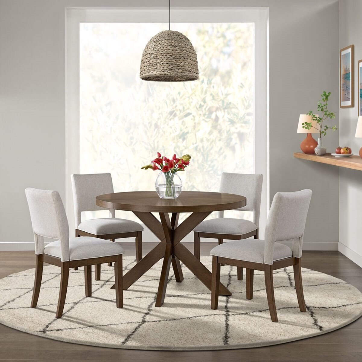 Bayside Furnishings ダイニング 5点セット