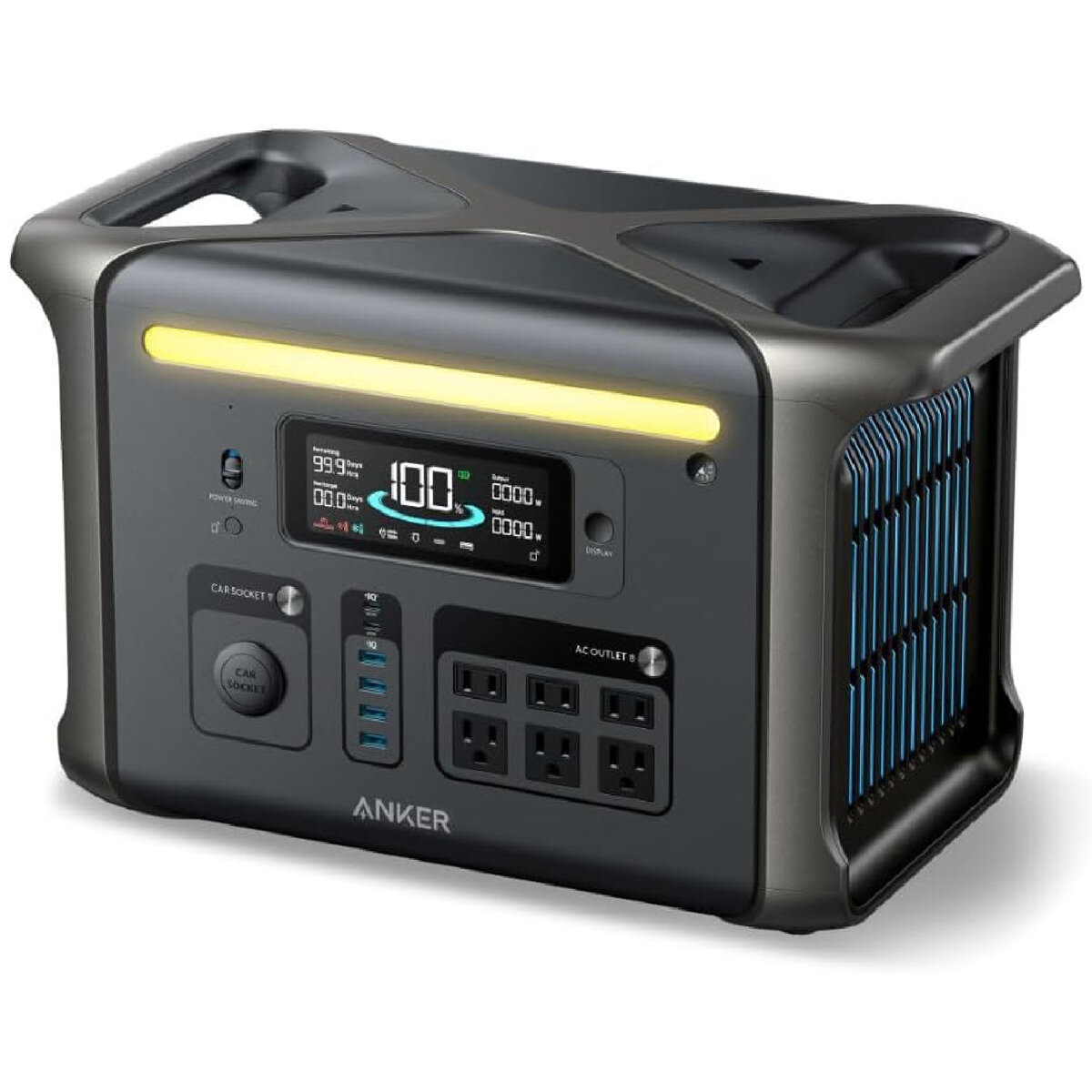 Anker（アンカー）Solix F1500 ポータブル電源 A1772511 容量1536Wh
