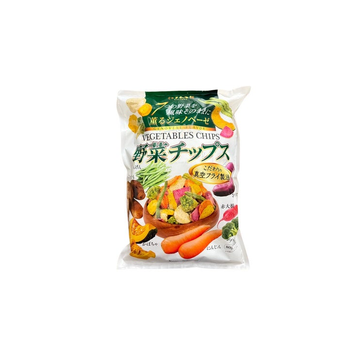 野菜チップス 薫るジェノベーゼ 80g x 4袋入り
