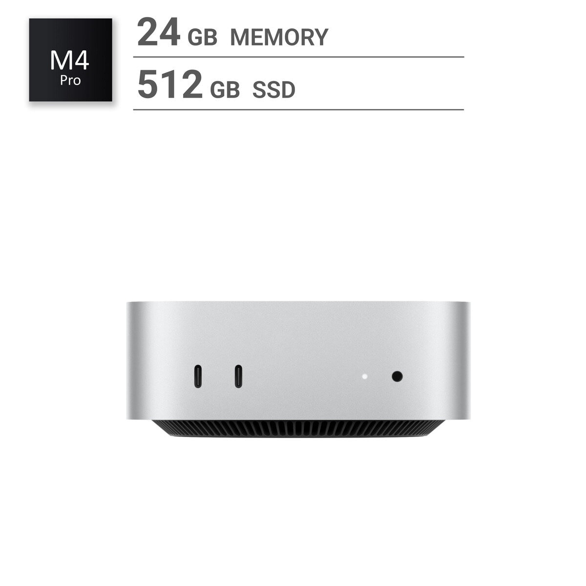 Apple/Mac mini M4 Pro 12コアCPU&16コアGPU/24GBメモリ/512GB SSD MCX44J/A