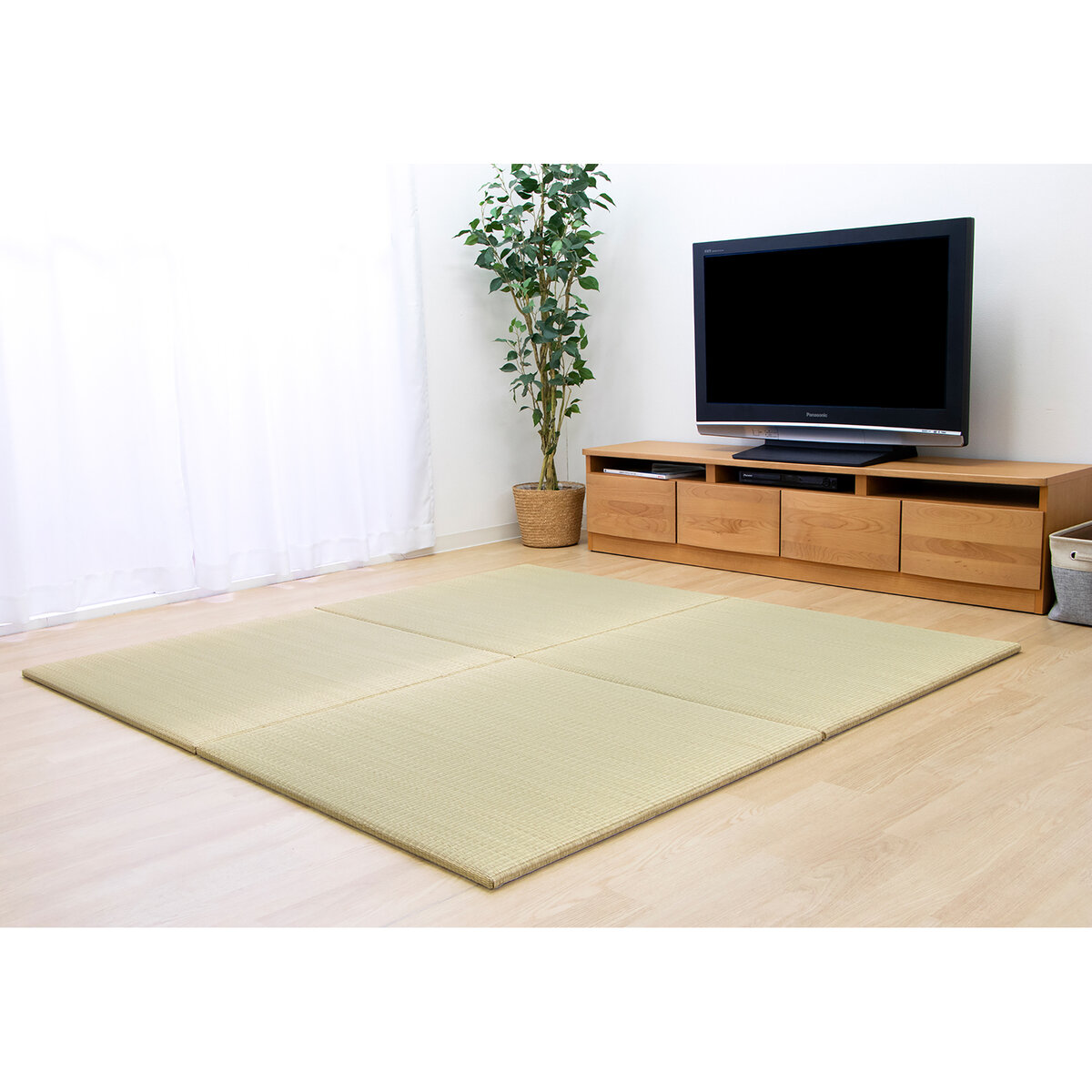 い草ユニット ハイハイ畳 4枚セット 82 x 82 x 2.2cm