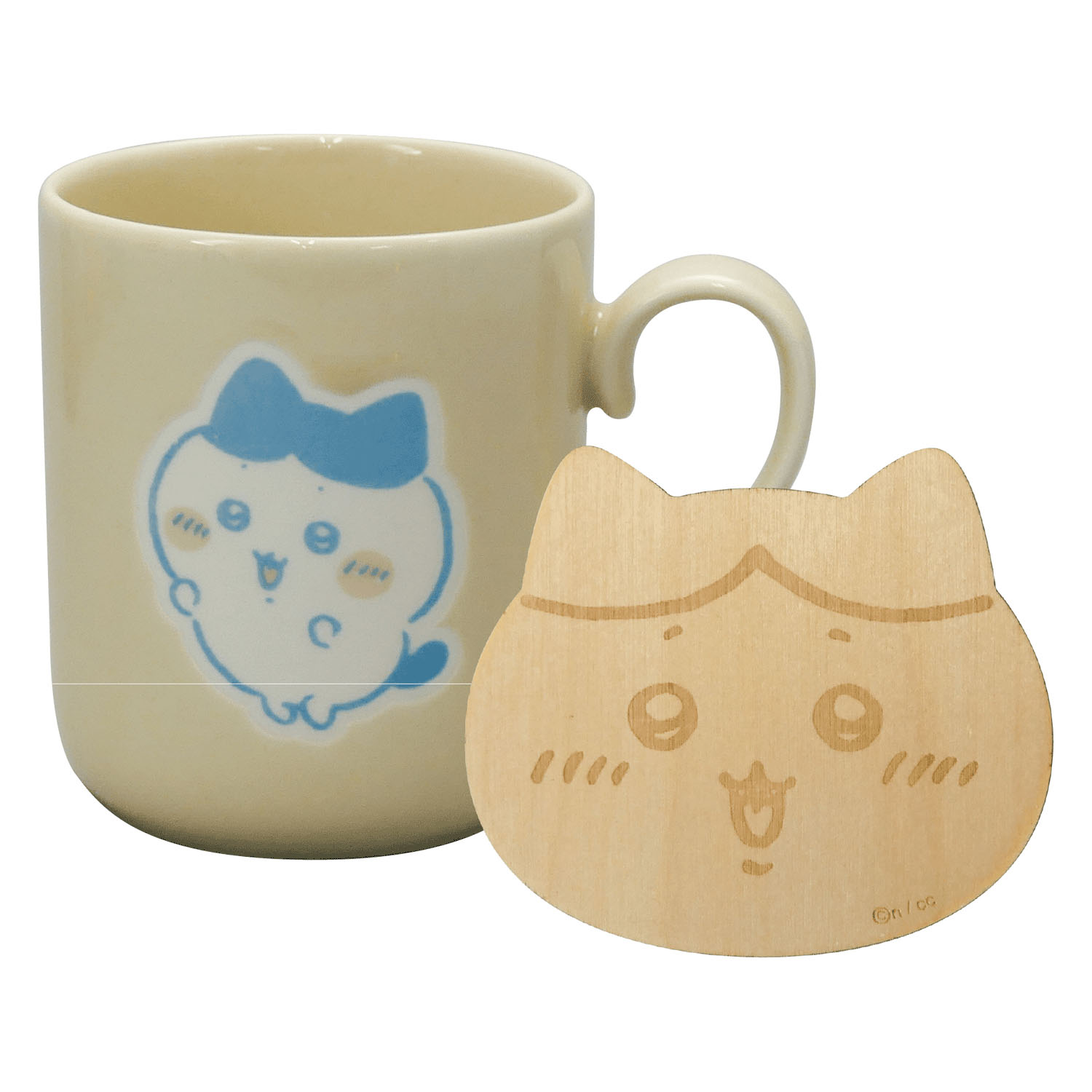 ちいかわ コースター付マグ （ハチワレ）