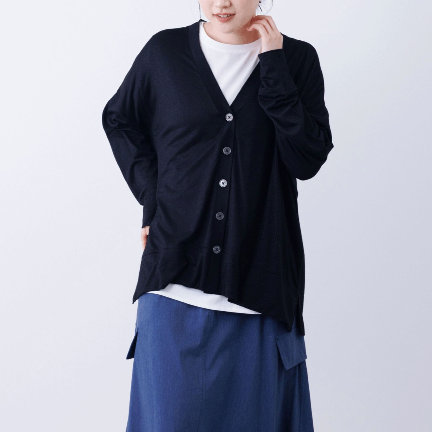【ETONET限定】PAGE ONE ラメシアーカーディガン