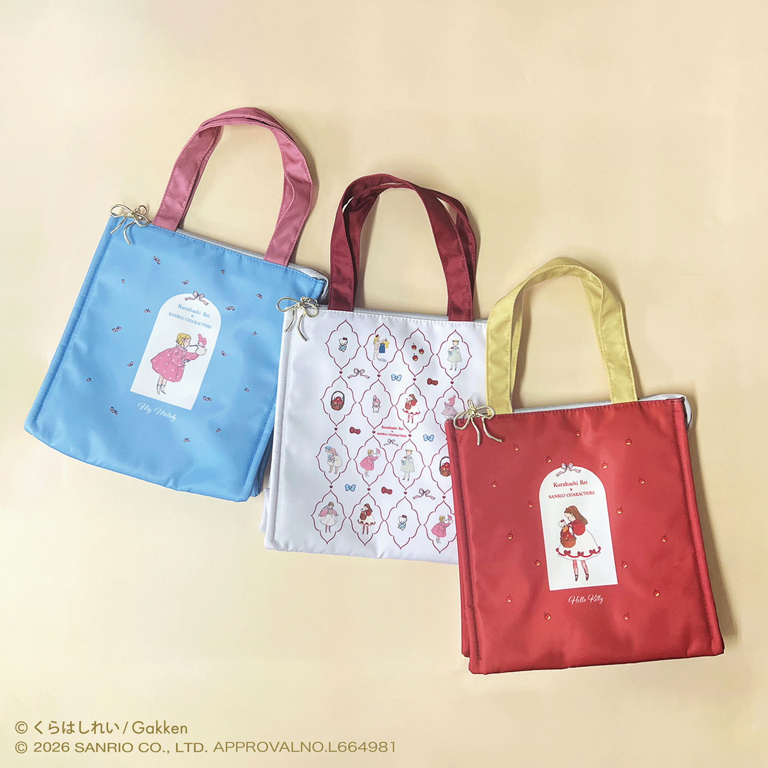 くらはしれい×サンリオキャラクターズ  保冷トートバッグ