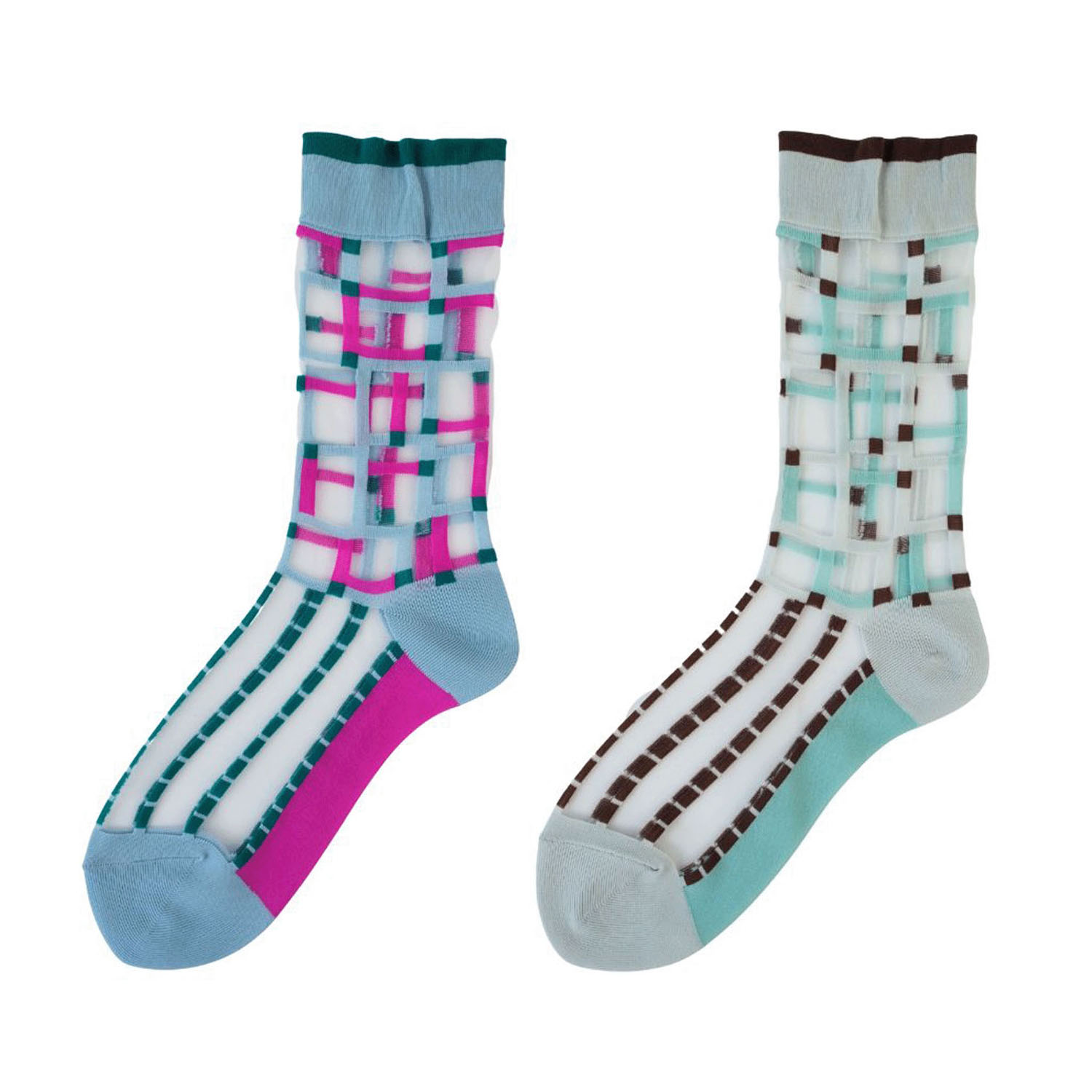 andeotte シースルーソックス GEOMETRIC