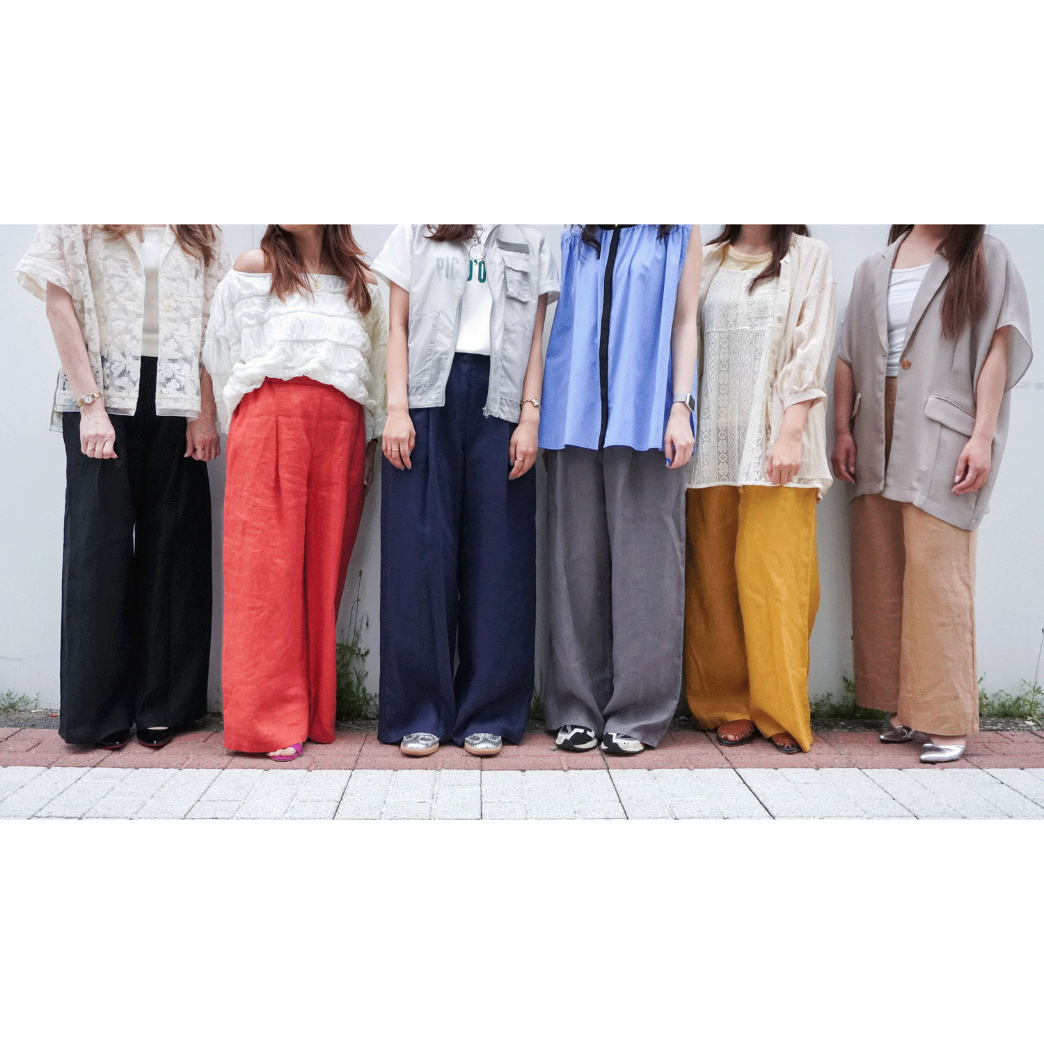 【InstaLive】JEUNE ET JOYEUX フレンチリネンワイドパンツ 65丈