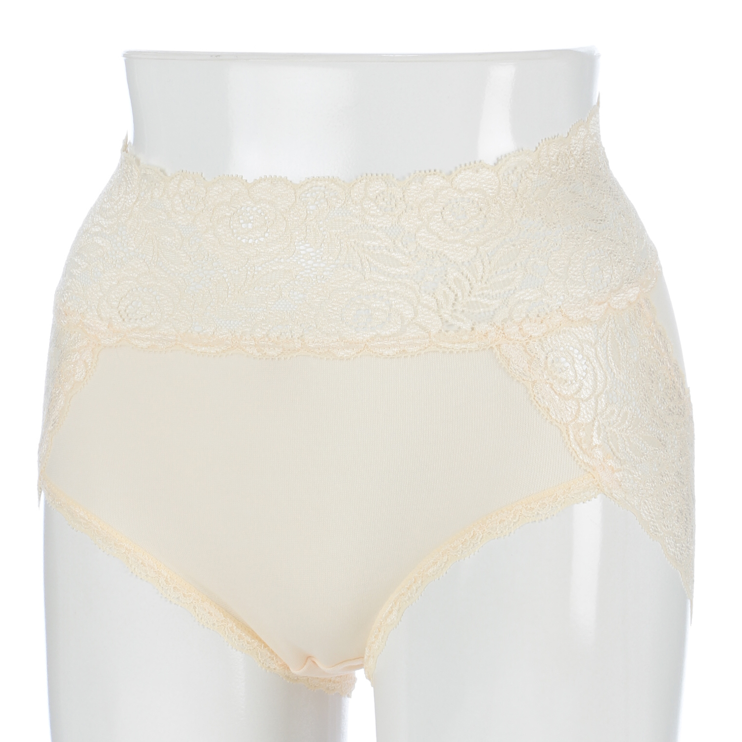 【予約可能品】薔薇レースショーツ シャンパンLL