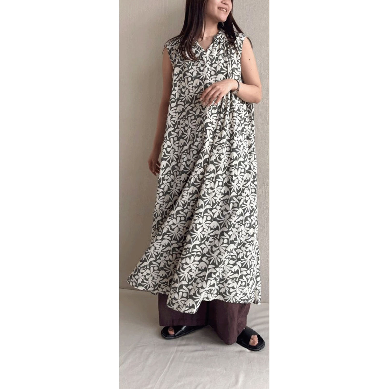 ザンパ  ボタニカルプリントワンピース