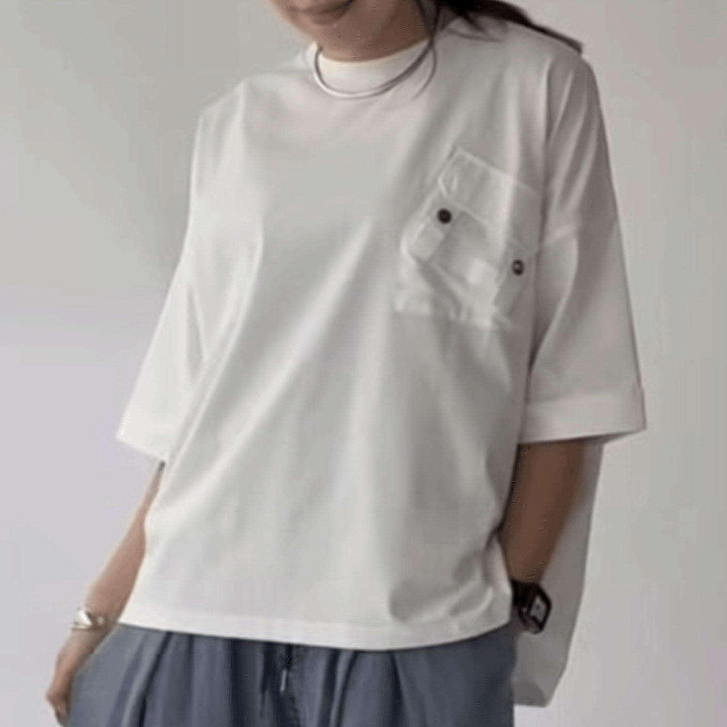 【InstaLive】33℃ 胸ポケzip tee
