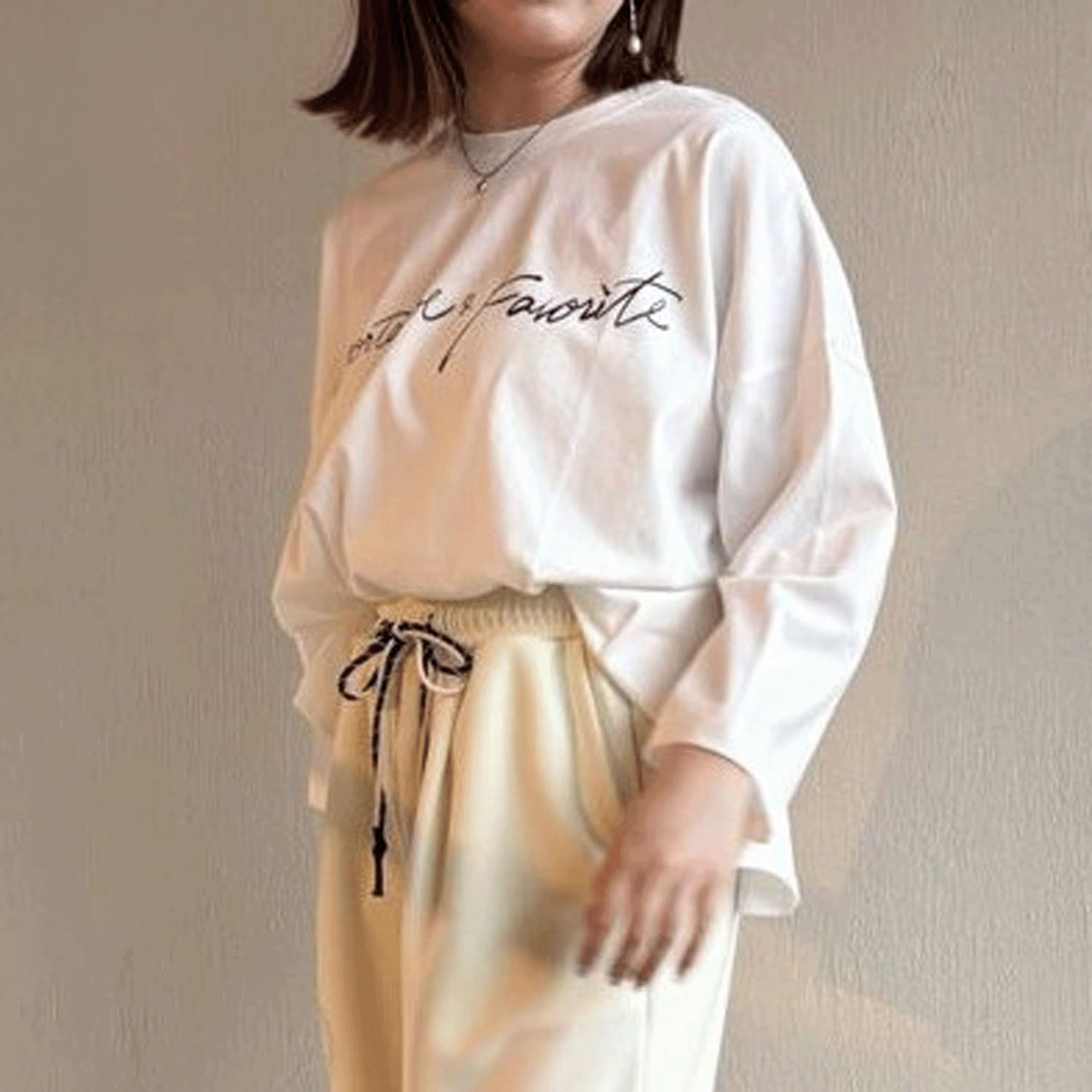 ザンパ 7分袖ロゴTシャツ