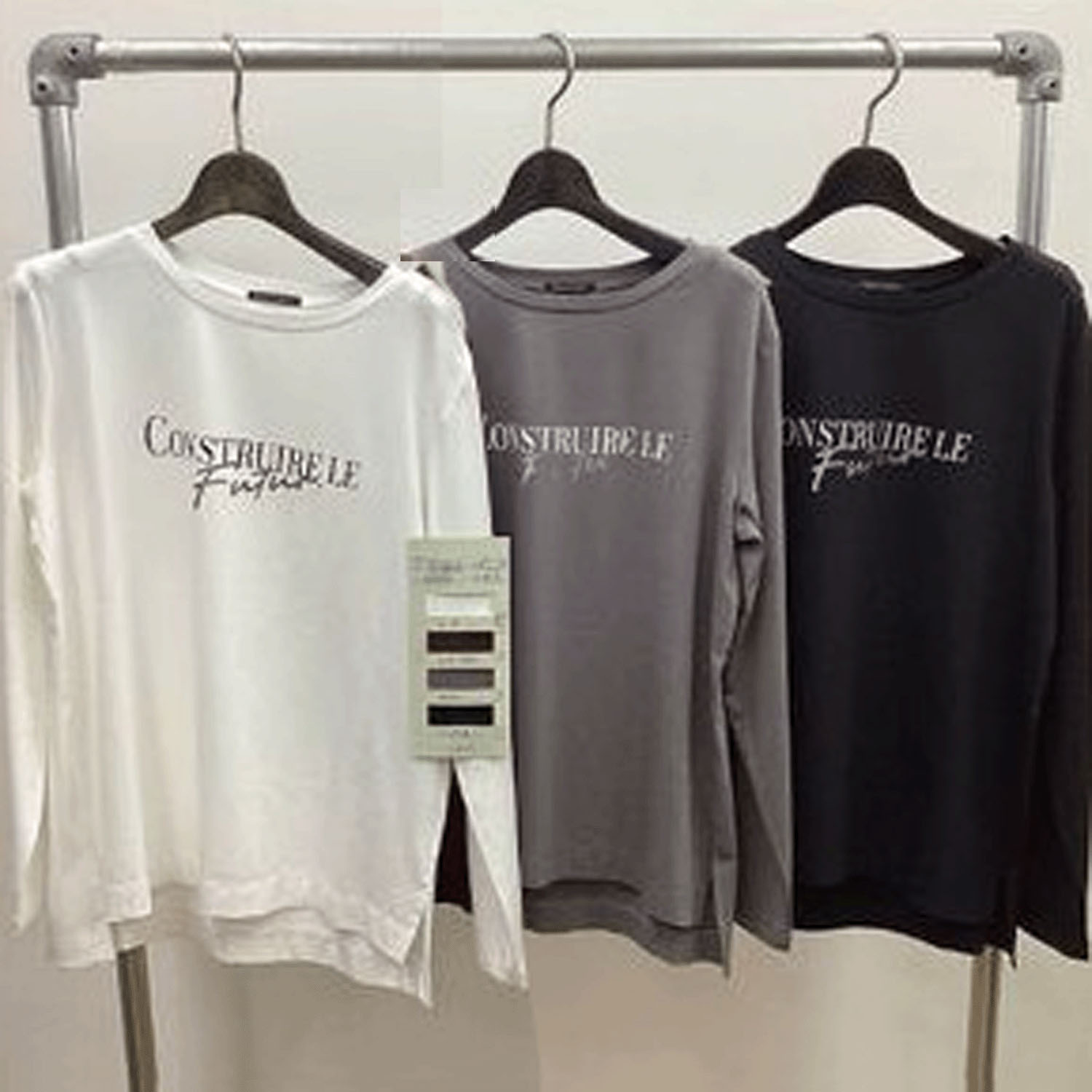ザンパ 箔プリントロゴTシャツ 長袖