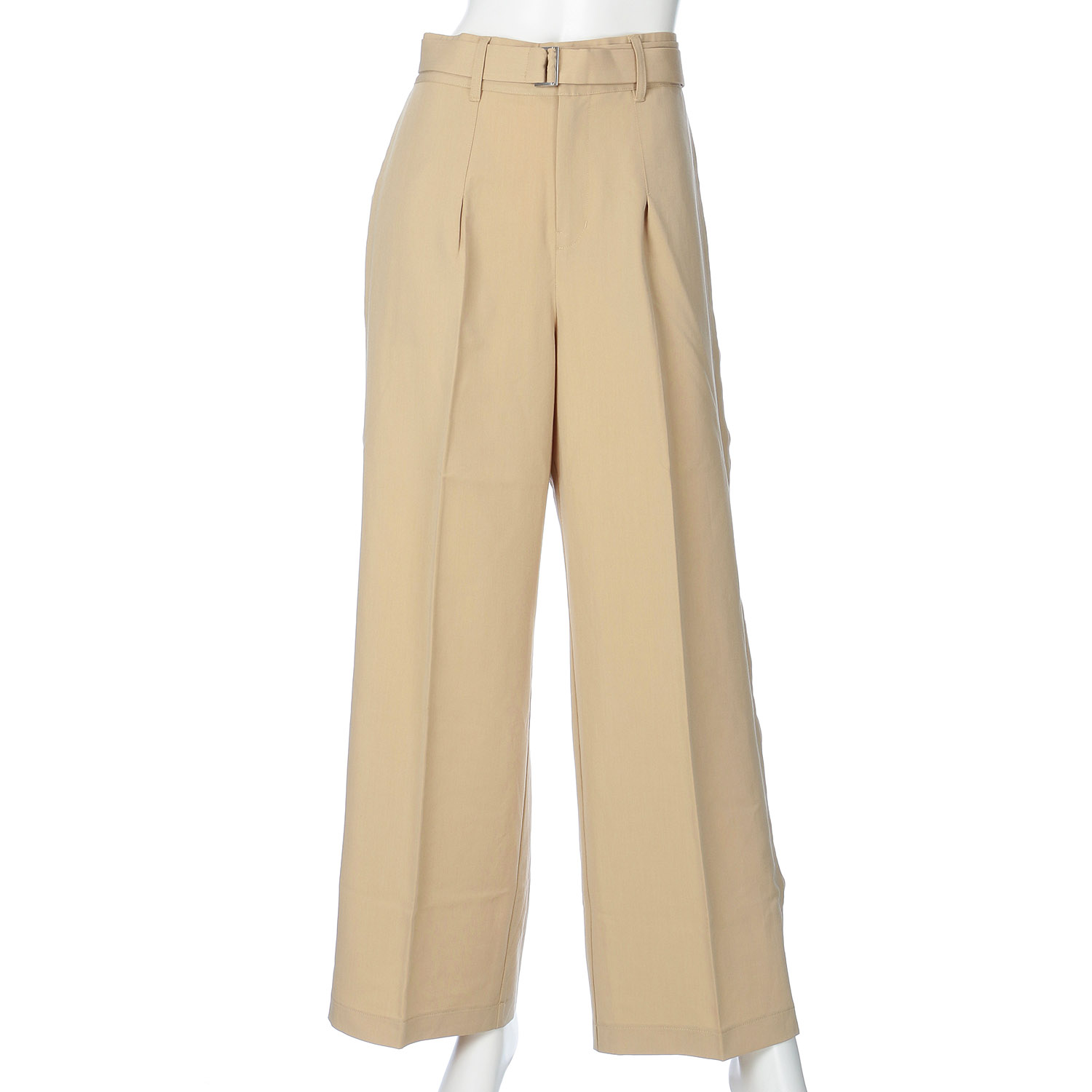 Palm Riche ベルテッドセンタープレスパンツ