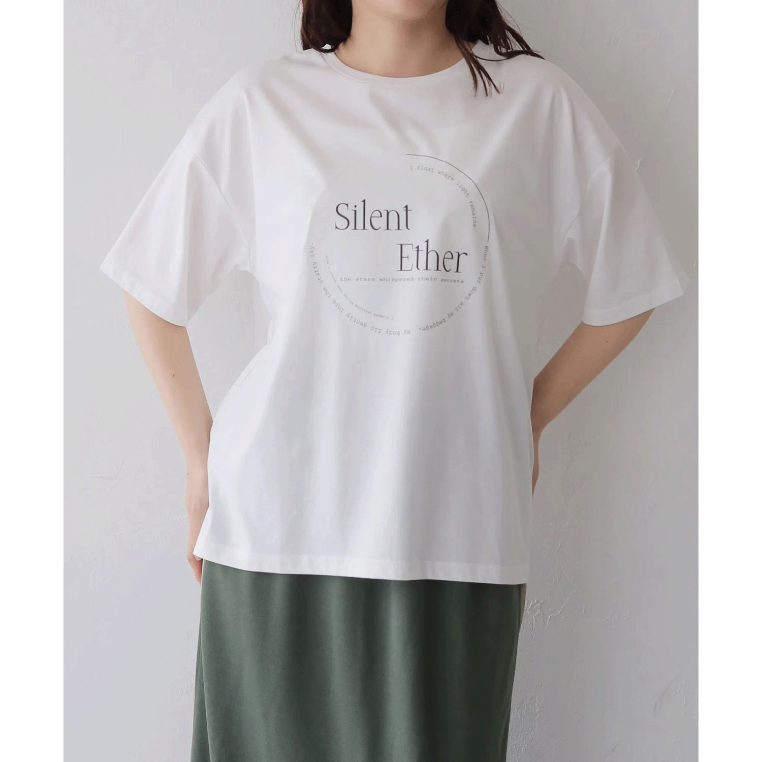 【Insta Live】vingtrois ドライタッチコットンサークルTシャツ