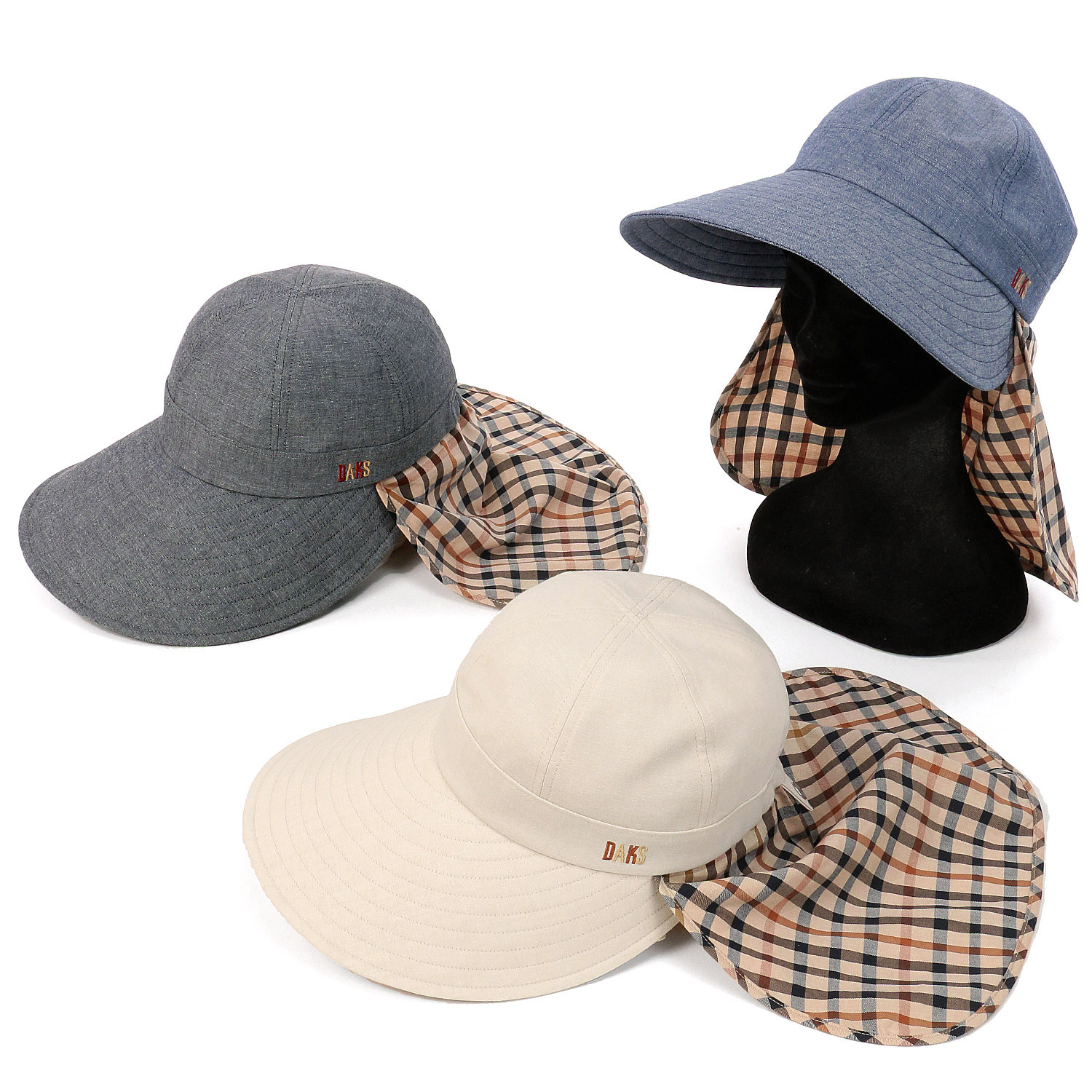 【ベージュ、ネイビーブルー終了】DAKS サンシェードジョッキー