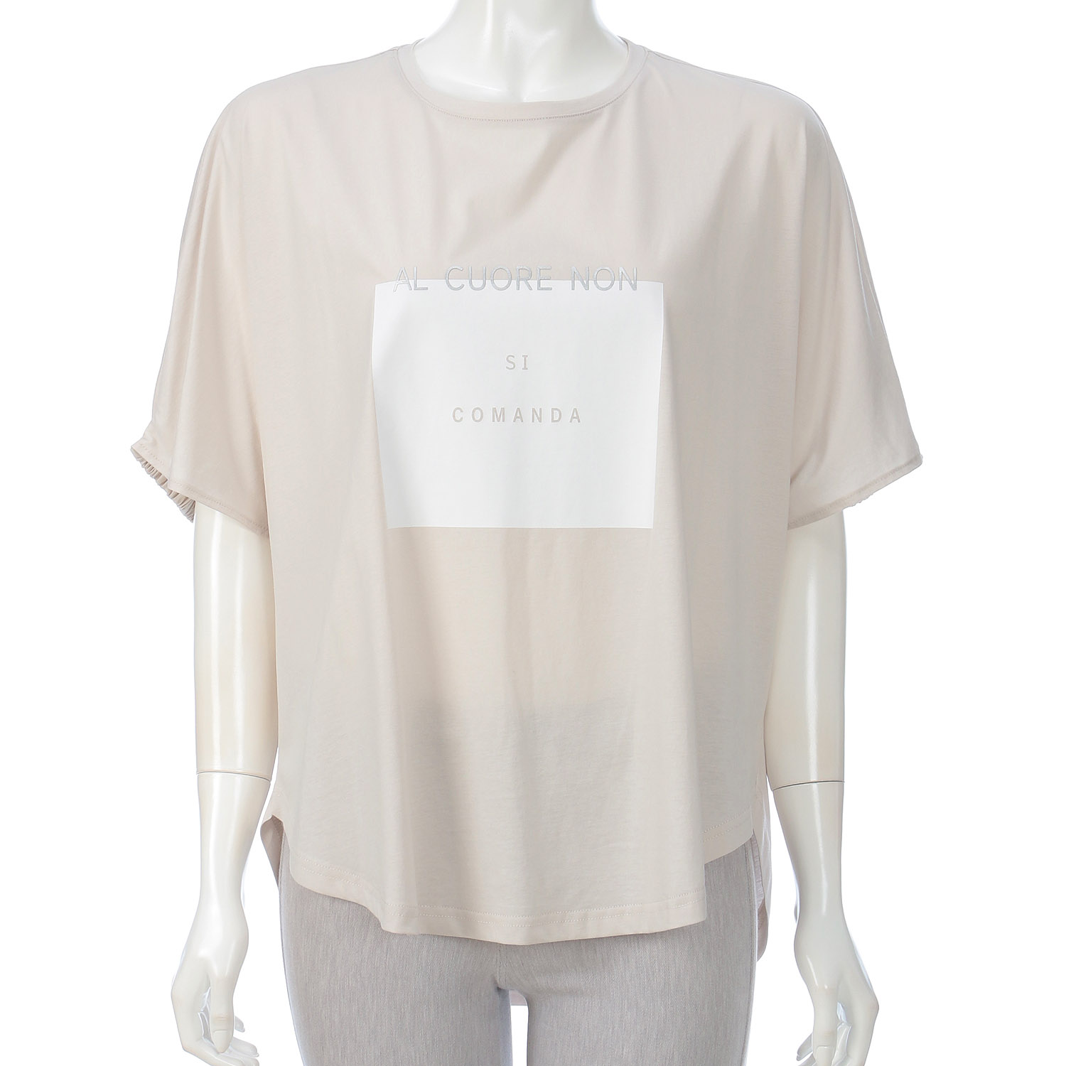 シルケットロゴTシャツ