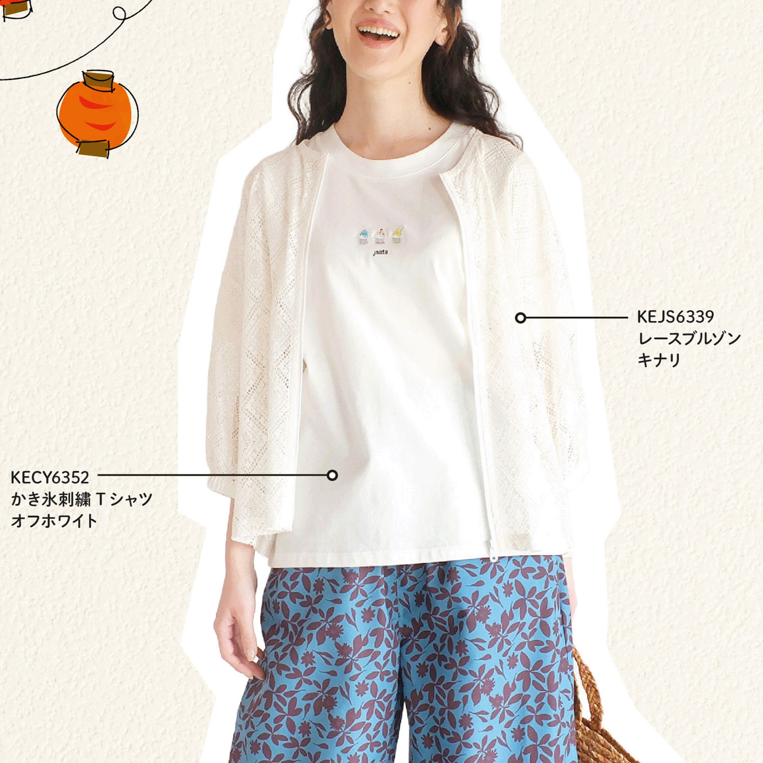 【6月中旬頃入荷予定】Keitto レースブルゾン