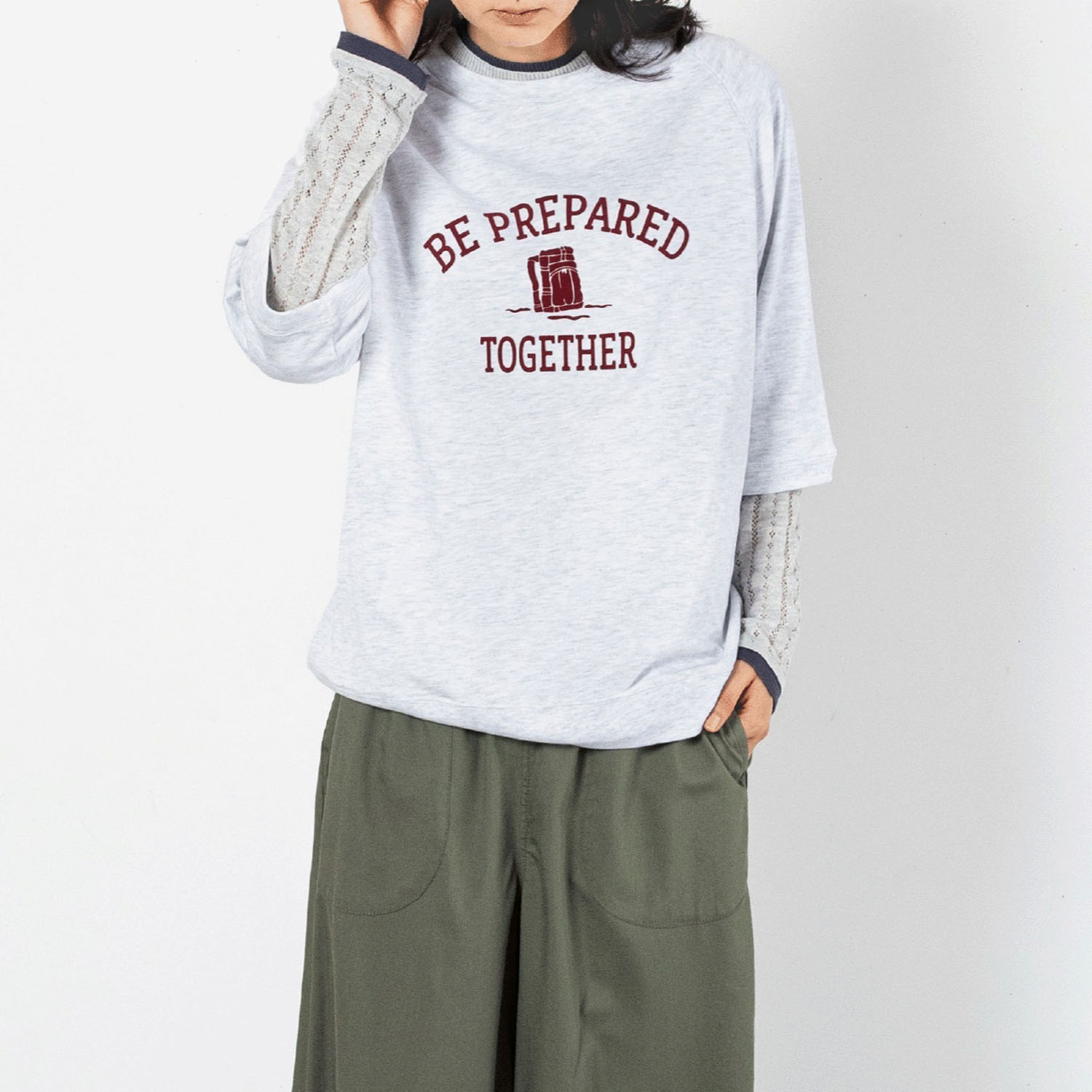 【8月中旬頃入荷予定】Northern Truck  BE PREPAREDロゴTシャツ