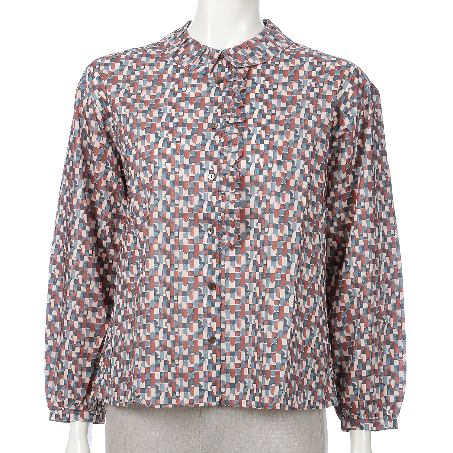 Parkes LIBERTYフリルブラウス