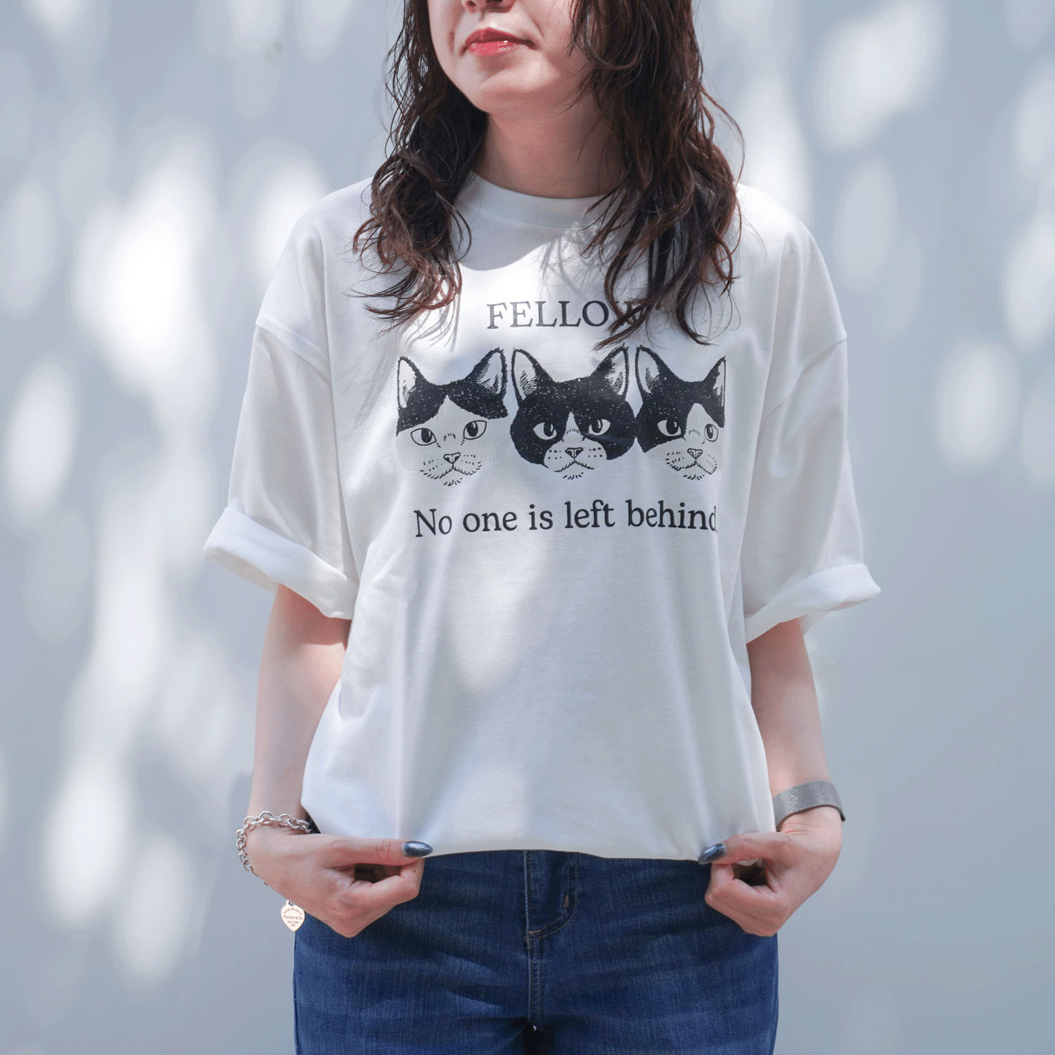 【Insta Live】CORISCO Animal Village ネコ3匹Tシャツ