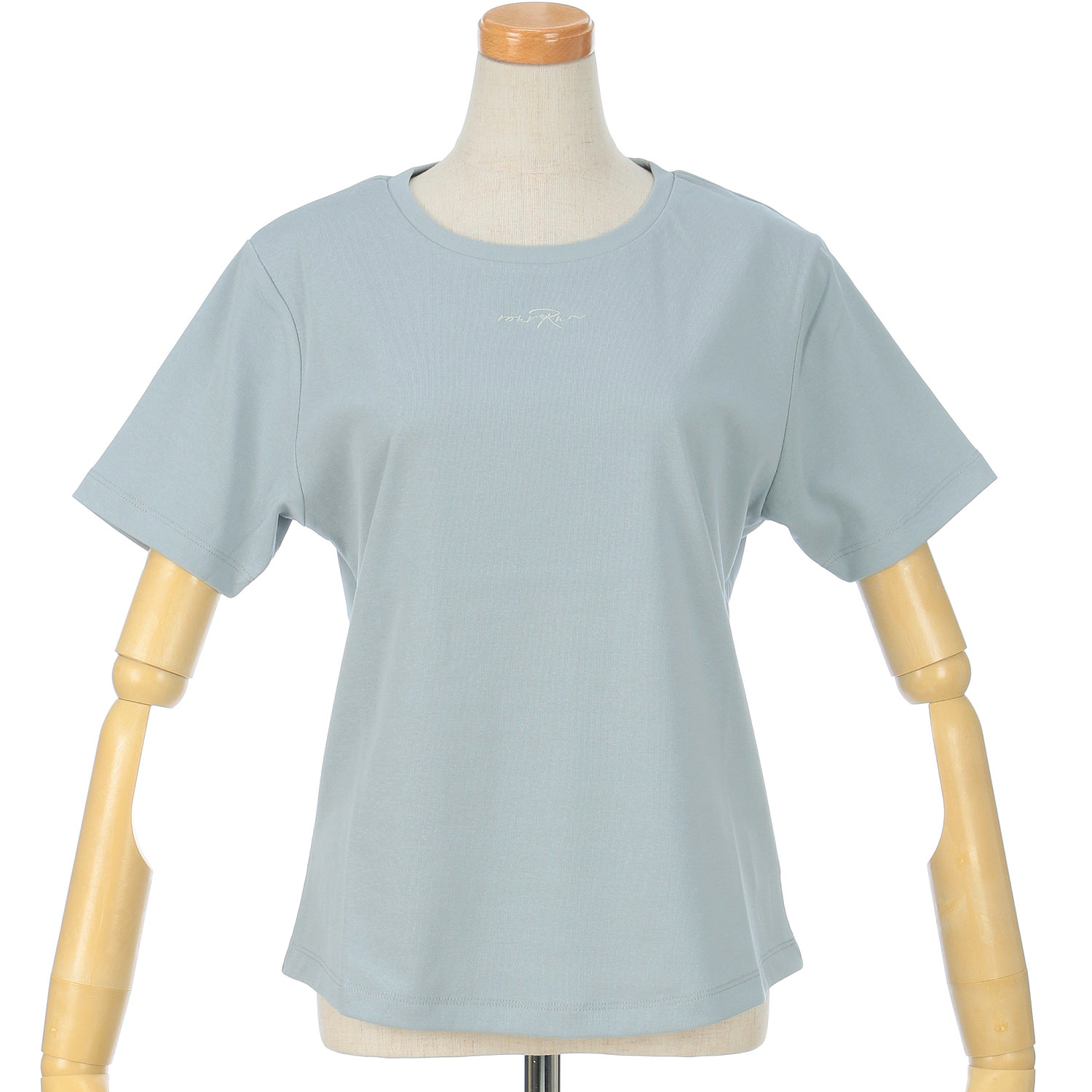 MAFRAIS ソフトフライスロゴ刺繍BASIC TEE