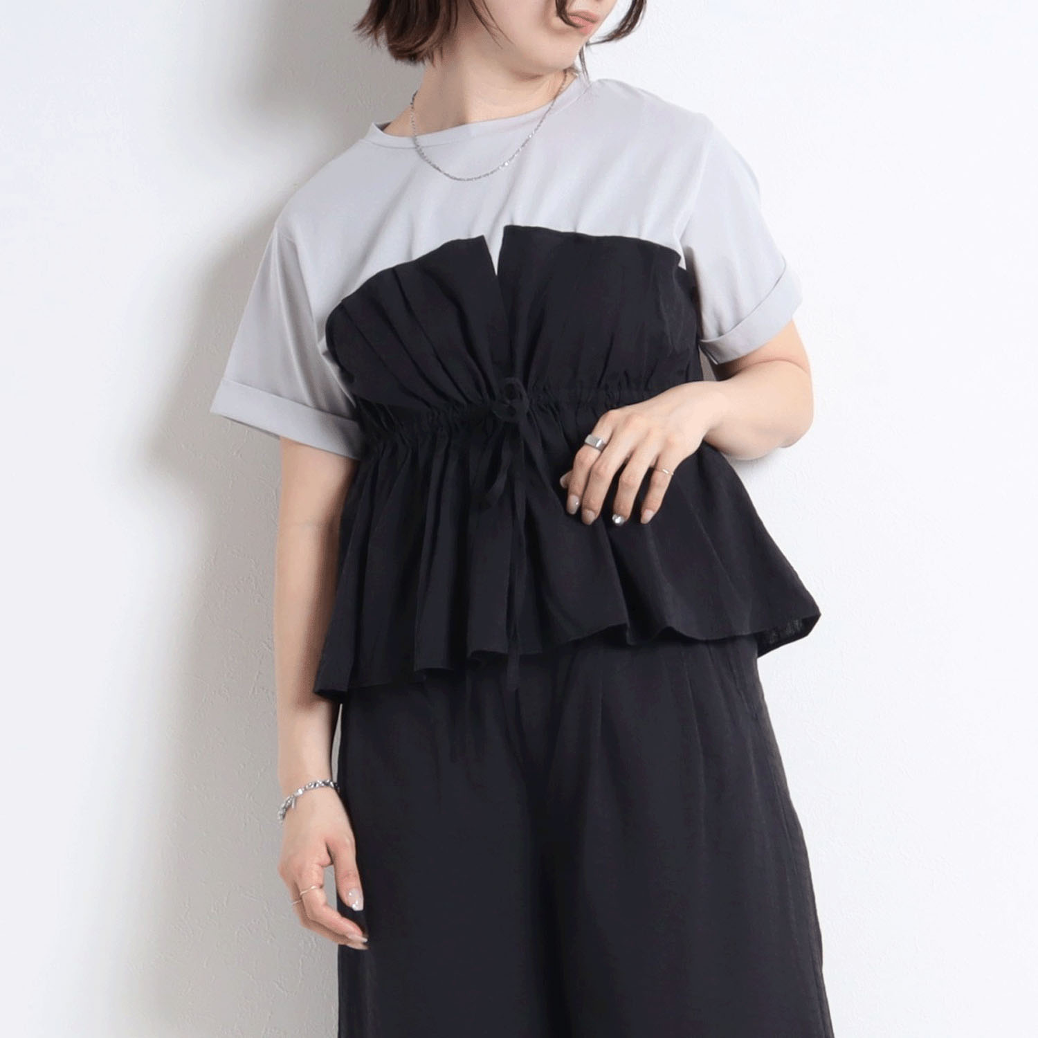 MAFRAIS ビスチェTシャツ