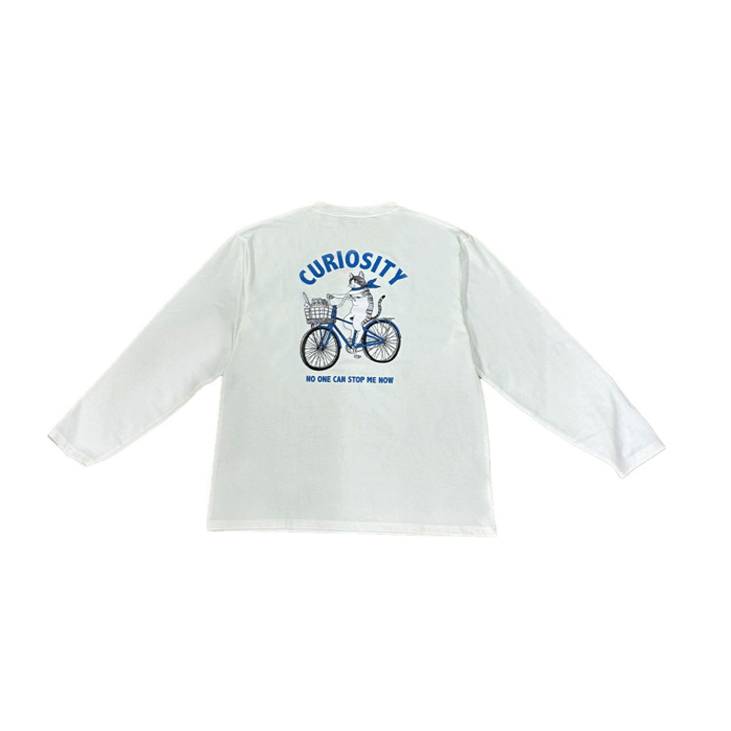 CORISCO Animal Village自転車に乗ったネコ バックプリントロンT