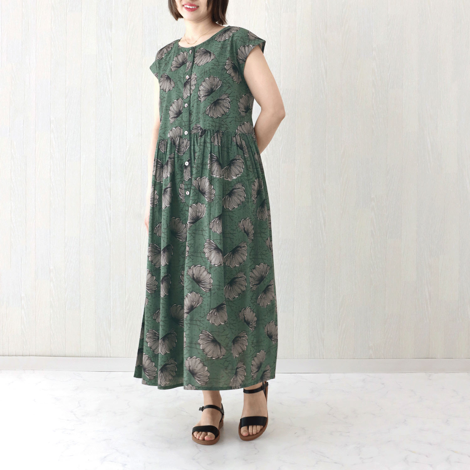【お取り寄せ】Shanti Shanti ワンピース フローラルリズム